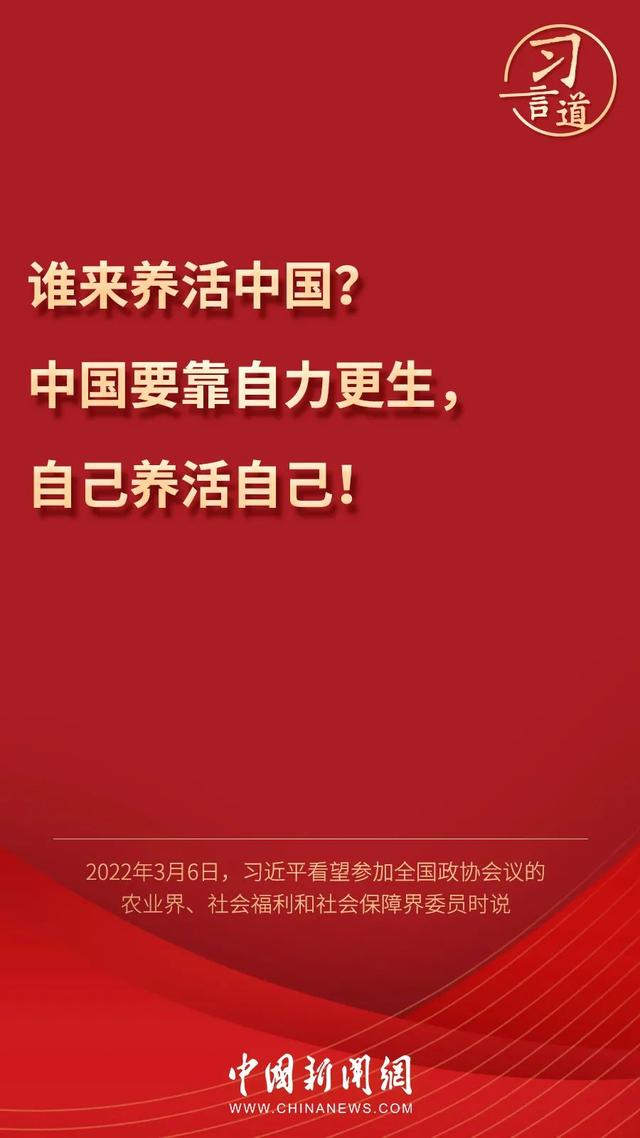 习言道丨习近平为何再答“谁来养活中国”？