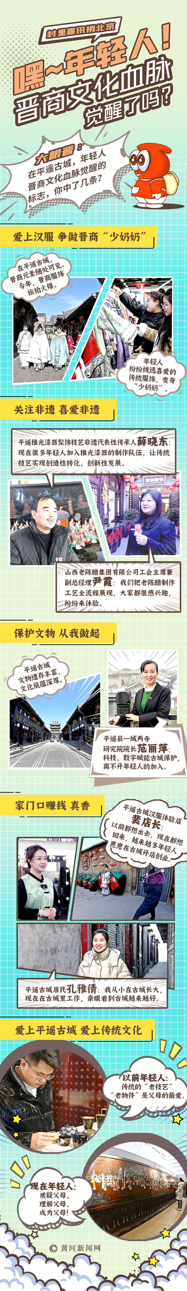 村里喜讯捎北京 | 创意漫画:嘿,年轻人!晋商文化血脉觉醒了吗?