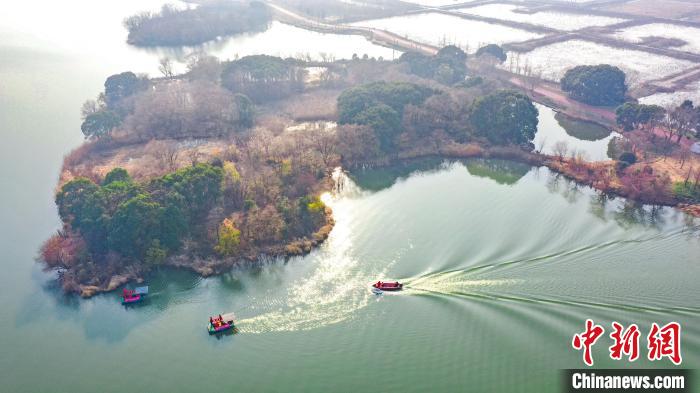 太湖图影湿地航拍 吴拯 摄