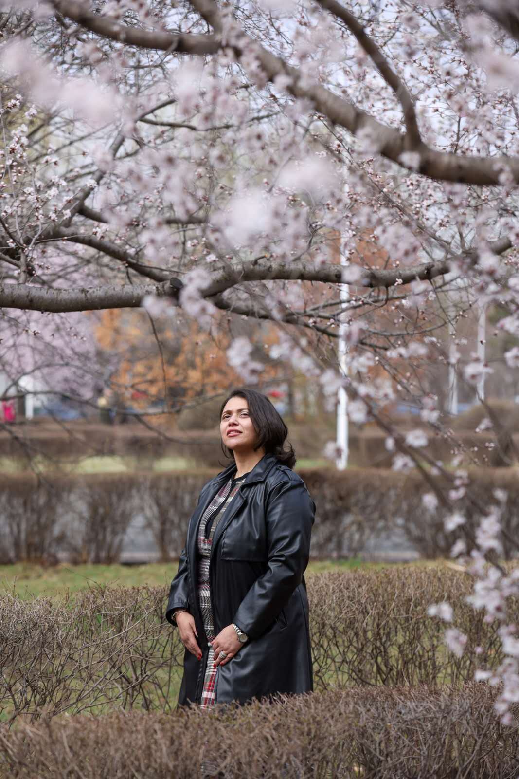 图为埃及文学翻译家、汉学家、作家米拉·艾哈迈德。受访者供图。