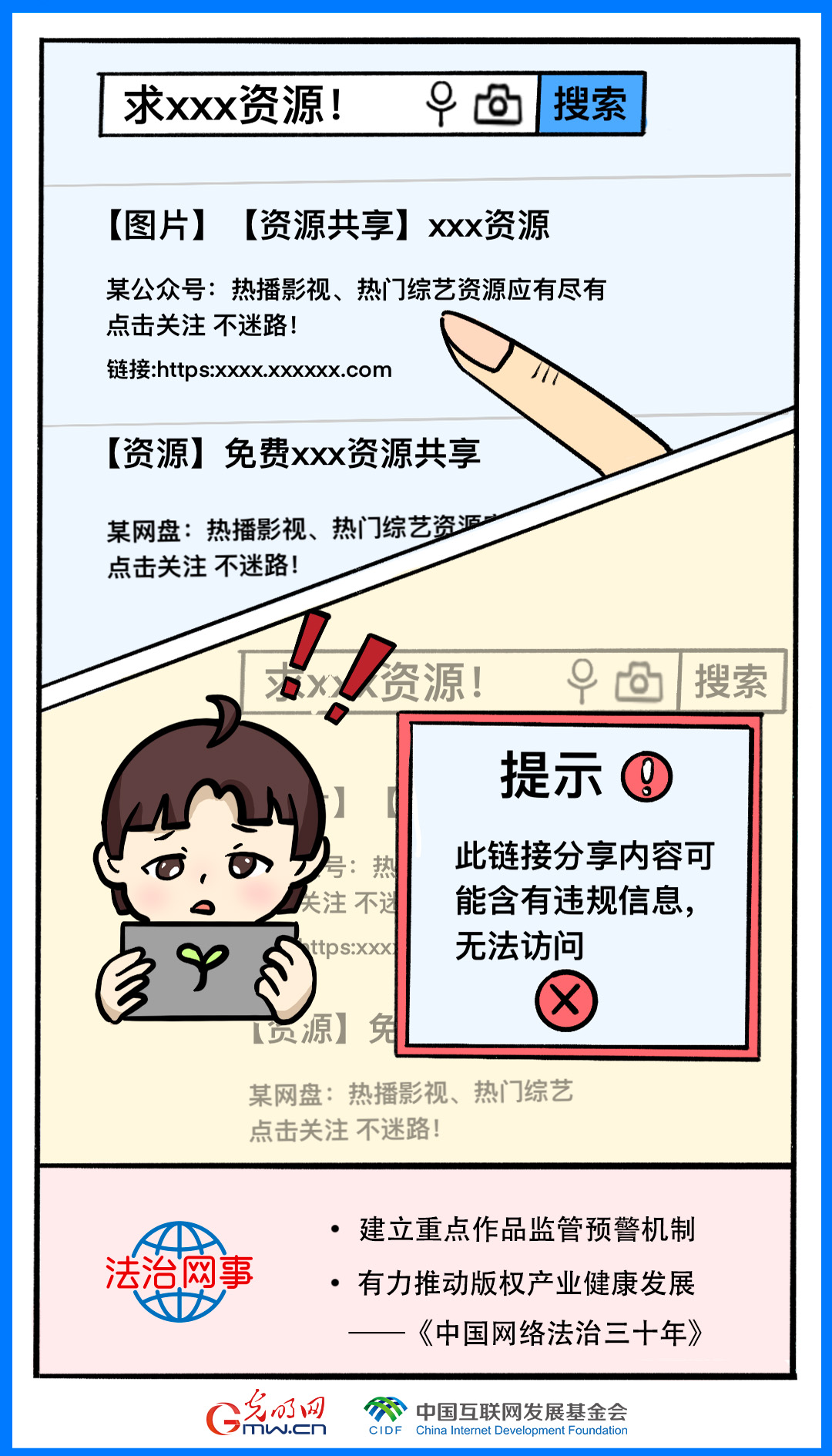 jn江南官方体育app【法治网事】漫画丨中国网络法治三十年(图6)