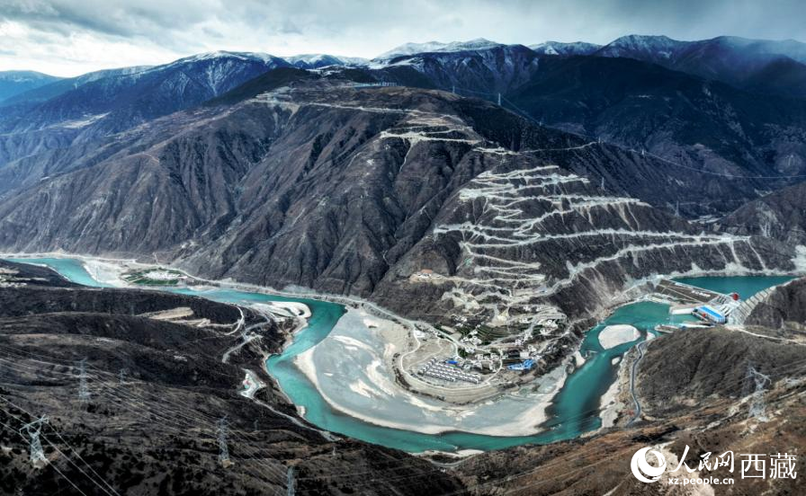 卡麦换流站航拍图