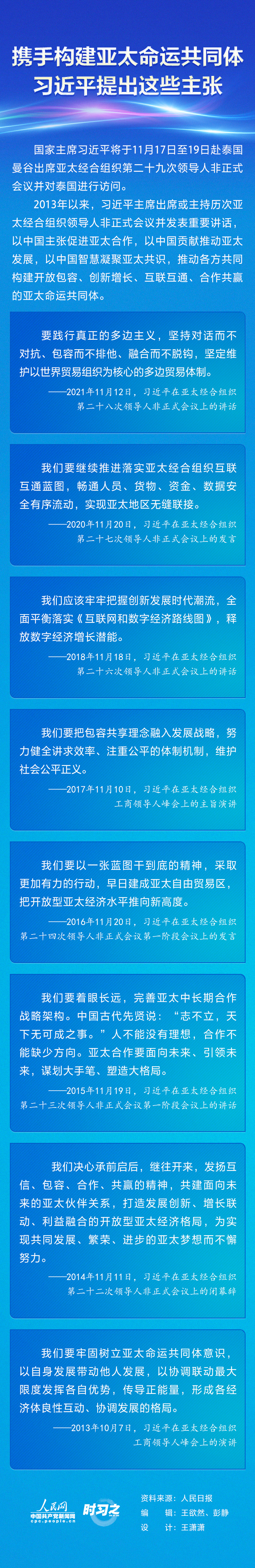 携手构建亚太命运共同体 习近平提出这些主张