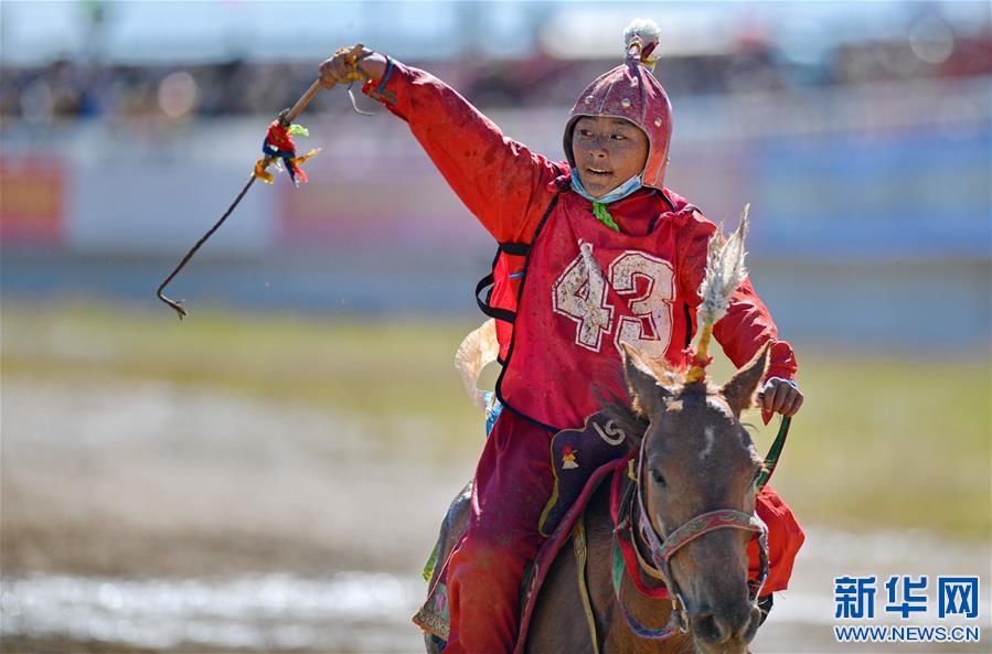 （体育）（6）西藏那曲：骏马驰骋赛马场
