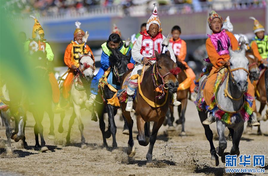 （体育）（9）西藏那曲：骏马驰骋赛马场